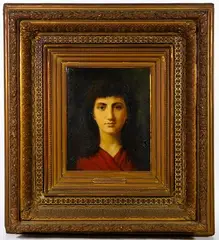 Jean-Jacques Henner, Untitled, Oil on board