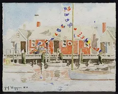 Guy Carleton Wiggins, Untitled, Watercolor on Paper