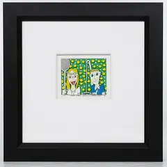 James Rizzi, She Likes Tennis, He Likes Golf, Serigraph