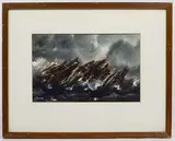 Untitled by Rudolph Ohrning, Watercolor on Paper, offered Jul 2019