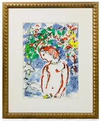 Spring Day by Marc Chagall, Lithograph, offered Jul 2019