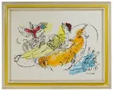 The Accordionist by Marc Chagall, Lithograph, offered Jul 2019