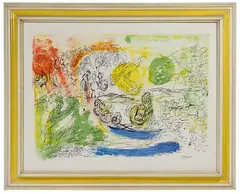 The Concert by Marc Chagall, Lithograph, offered Jul 2019
