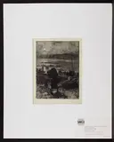 Auguste-Louis Lepère, Recolte de Sable, Etching