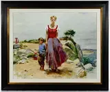 Pino Daeni, Enhanced, Giclee on Canvas