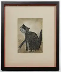 Gato by Aldemir Martins, Mixed Media, offered Jun 2019