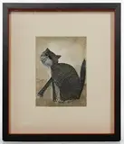 Aldemir Martins, Gato, Mixed Media