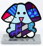 Romero Britto, Blue Dog, Enamel on Iron