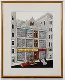 UHaul Real Estate by J Paul Eaton, Ink on Paper, offered May 2019