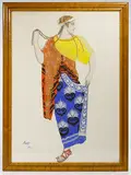 Léon Bakst, Untitled, Mixed Media on Paper