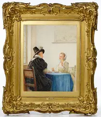Louis-Robert de Cuvillon, Untitled, Gouache on Paper