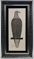 Bald Eagle by Jacques Hnizdovsky, Woodblock Print, offered May 2019