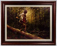 Doug Hall, One Step at a Time, Giclee Print on Canvas