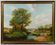 Untitled by Norman Badgley Wilson, Oil on Canvas, offered Apr 2019