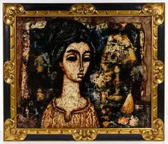 Untitled by Enrico Campagnola, Oil on Canvas, offered Mar 2019