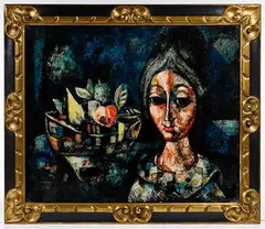Untitled by Enrico Campagnola, Oil on Canvas, offered Mar 2019