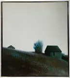 Robert Kipniss, Hill Top, Oil on Canvas