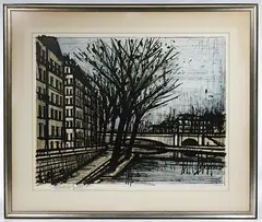 The Quai D by Bernard Buffet, Lithograph, offered Mar 2019