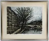 Bernard Buffet, The Quai D, Lithograph