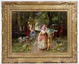 Cesare Auguste Detti, Untitled, Oil on Board