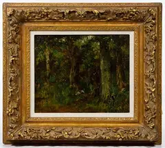 Untitled by Narcisse Virgile Diaz De La Peña, Oil on Board, offered Feb 2019