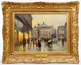 Avenue de l'Opera by Édouard Cortès, Oil on Canvas, offered Feb 2019