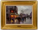 Gare de l'Est by Édouard Cortès, Oil on Canvas, offered Feb 2019