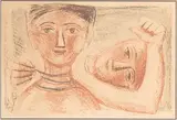 Massimo Campigli, La Collana II, Lithograph