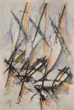 Les Regates by Roger Lersy, Oil on Canvas, offered Mar 2025