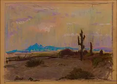 Eliot Candee Clark, Untitled, Pastel on Paper