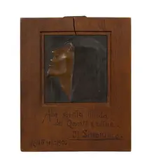 Untitled by Giacinto Bardetti, Bronze Plaque, offered Apr 2025