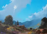 Dale Terbush, Santa Fe Summers, Oil on Canvas