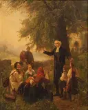Karl Hübner, Untitled, Oil on Panel