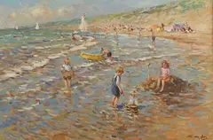 Niek Van der Plas, Untitled, Oil on Board