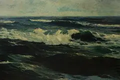 Leon Lundmark, Untitled, Oil on Board