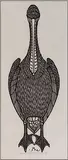 Jacques Hnizdovsky, Spot Bill Pelican, Woodcut