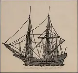 Jacques Hnizdovsky, Maryland Dove 1634, 1634, Woodcut