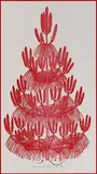 Jacques Hnizdovsky, Young Pine, Woodcut