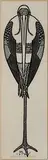 Jacques Hnizdovsky, Painted Stork, Woodcut