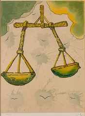 Libra by Salvador Dalí, Lithograph, offered Jun 2025