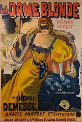 Ferdinand Lunel, La Dame Blonde, Lithograph Poster