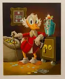 Carl Barks, The Money Lender, Lithograph