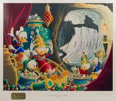 Carl Barks, The Cave of Ali Baba, Lithograph