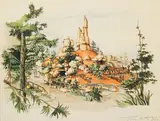 Big Thunder Mountain Railroad by Tony Baxter, Lithograph, offered Jul 2025
