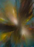 Vuelo by Leonardo Nierman, Acrylic on Masonite, offered Aug 2025
