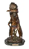 Carl Kauba, Chief White Cloud, Bronze Sculpture