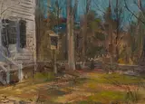 Louis Bouché, House, North Salem, Oil on Canvas