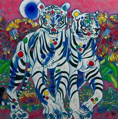 Untitled by Jiang Tiefeng, Serigraph on Canvas, offered Aug 2025