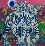 Untitled by Jiang Tiefeng, Serigraph on Canvas, offered Aug 2025