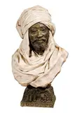 Pietro Calvi, The Moor of Venice, Bronze and Marble Bust